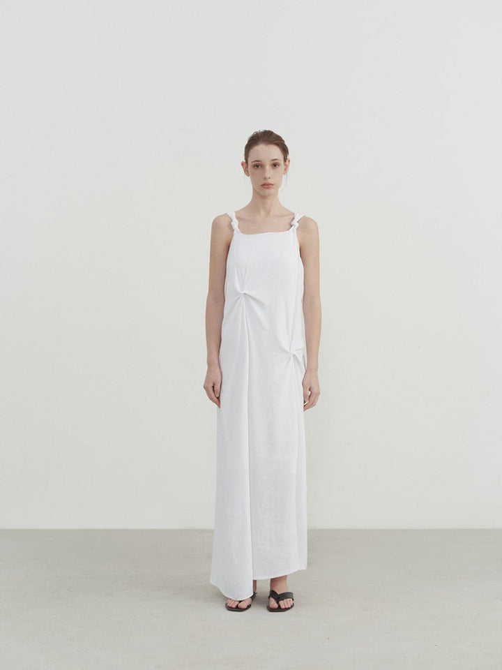 Sling pleated dress