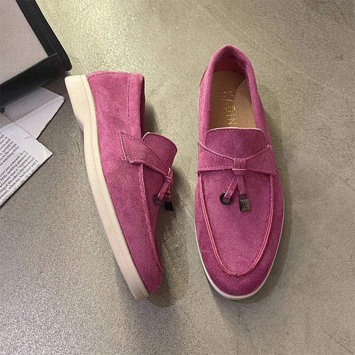 Poppy™ - LADIES SUEDE LEATHER SLIPPERS 