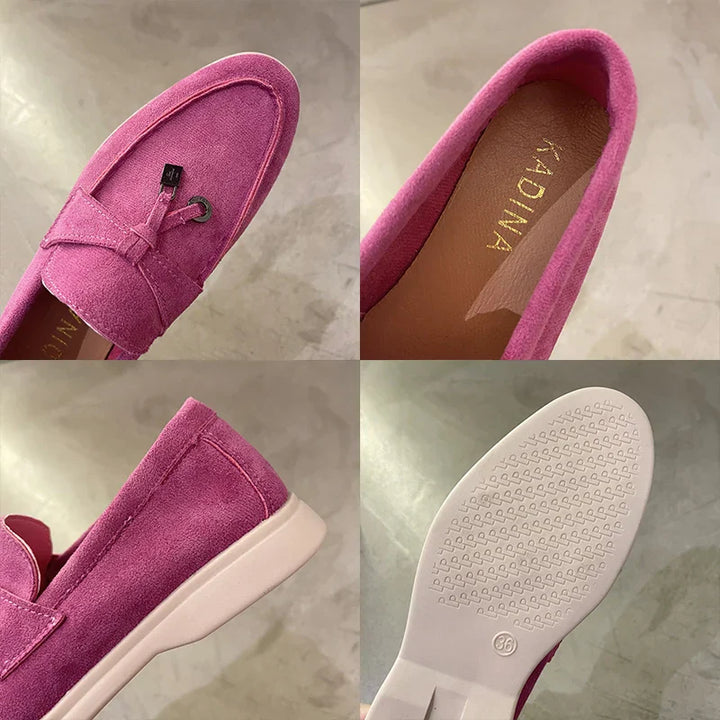 Poppy™ - LADIES SUEDE LEATHER SLIPPERS 