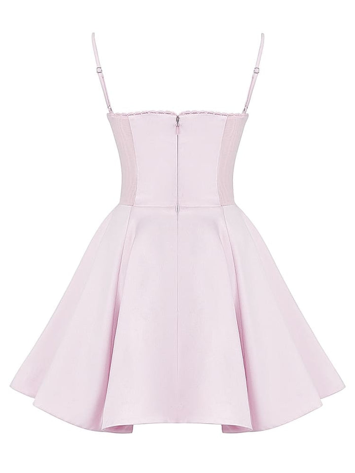 Ballerina Pink Tulle Mini Dress 